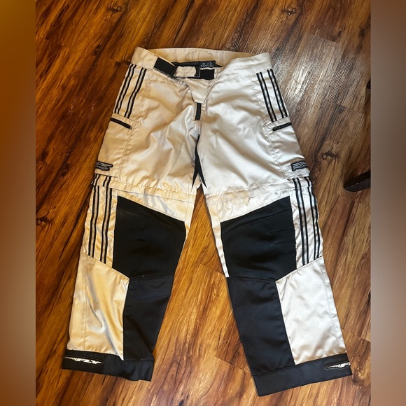 FLY Racing Free Ride Zip Khaki Riding Pants - Picture 3 of 6